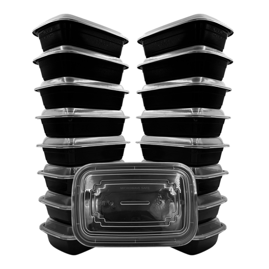 HW-HIGRADE RECT BOX AMERICAN BLK 24OZ (150SET/CTN)