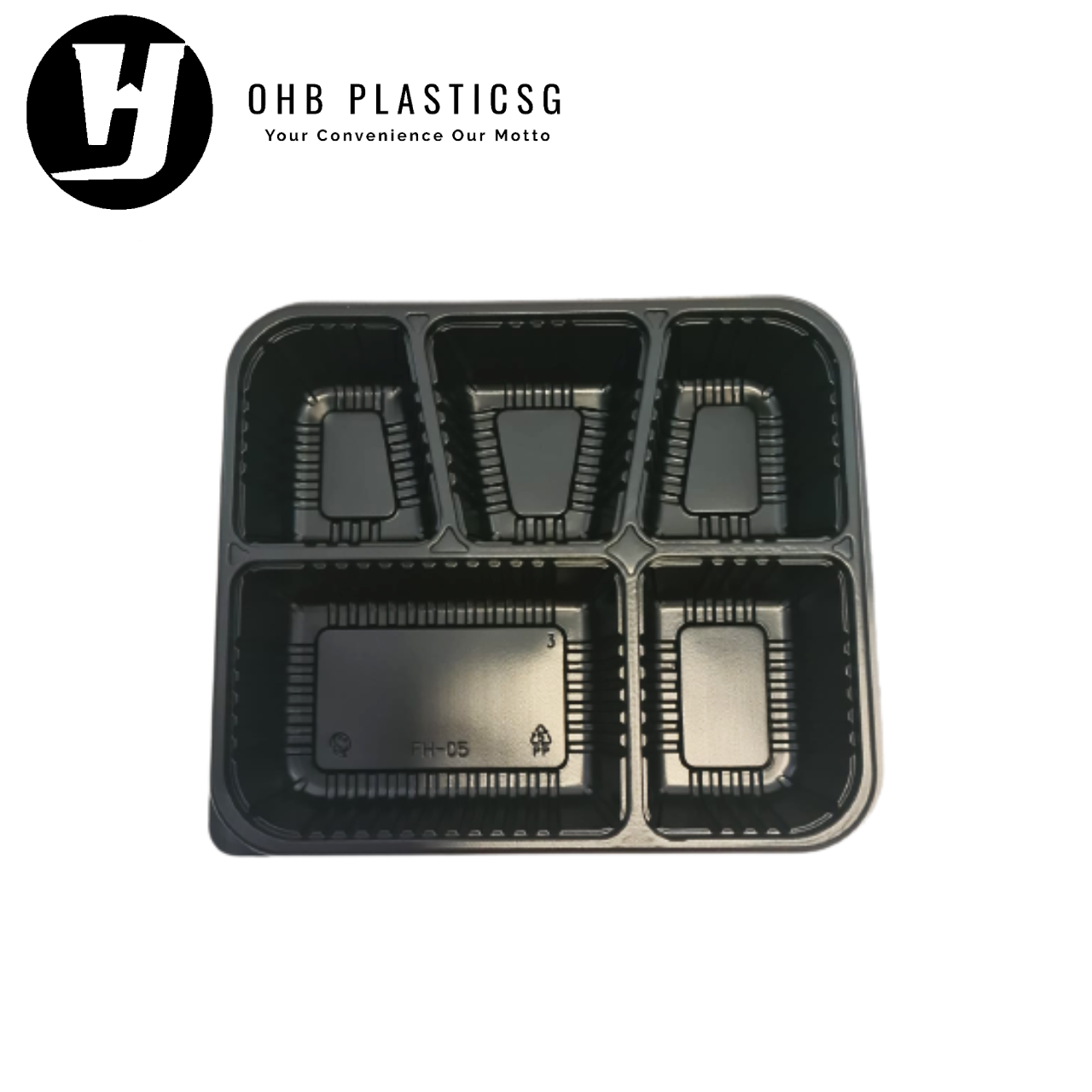 SY-BENTO 5C BLK (200SET/CTN)