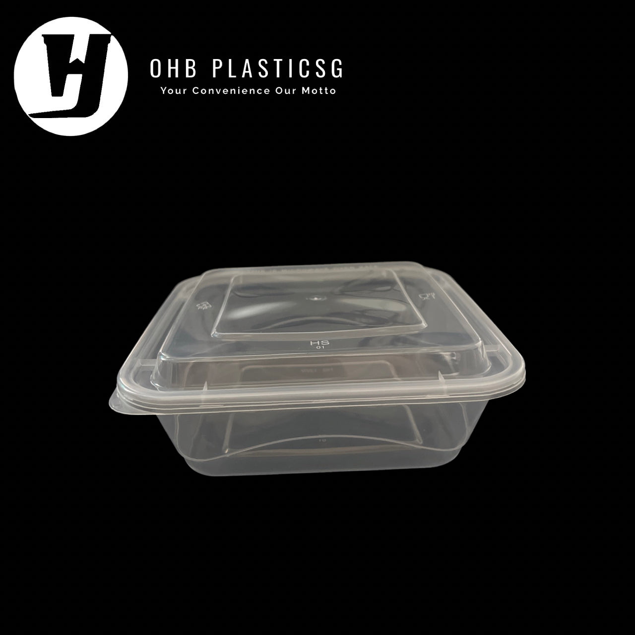 SQUARE BOX 1220ML (50SET X 3)
