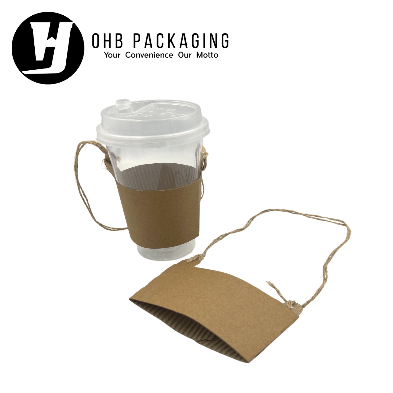 CUP SLEEVE WITH STRING (500PC/CTN)