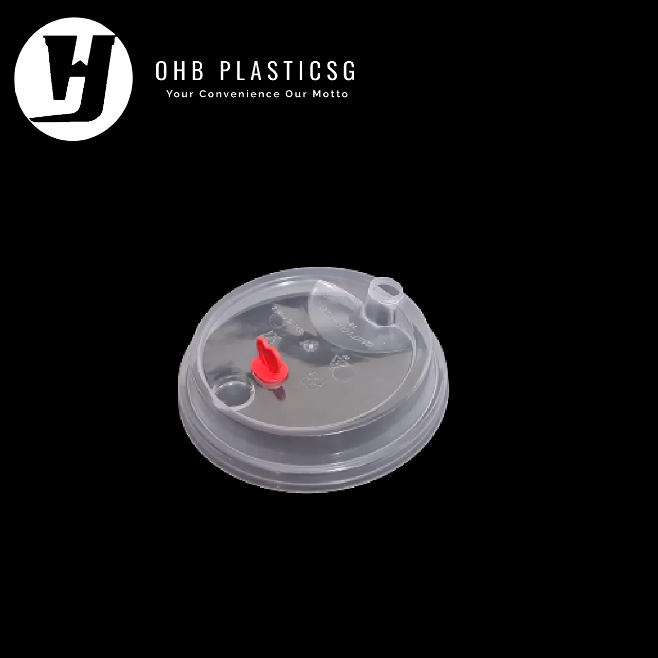 95 HD PP LID RED HEART (1000PC/CTN)