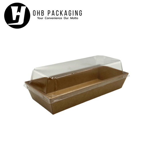 FOOD TRAY W LID RECTANGLE (500PC/CTN)