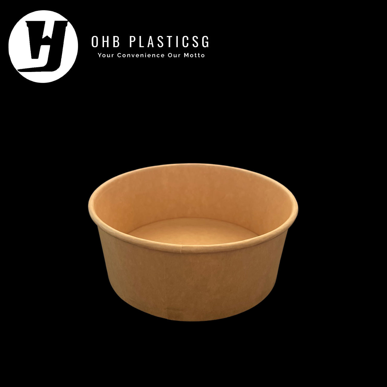 KRAFT BOWL 1000ML BROWN (600PC/CTN)