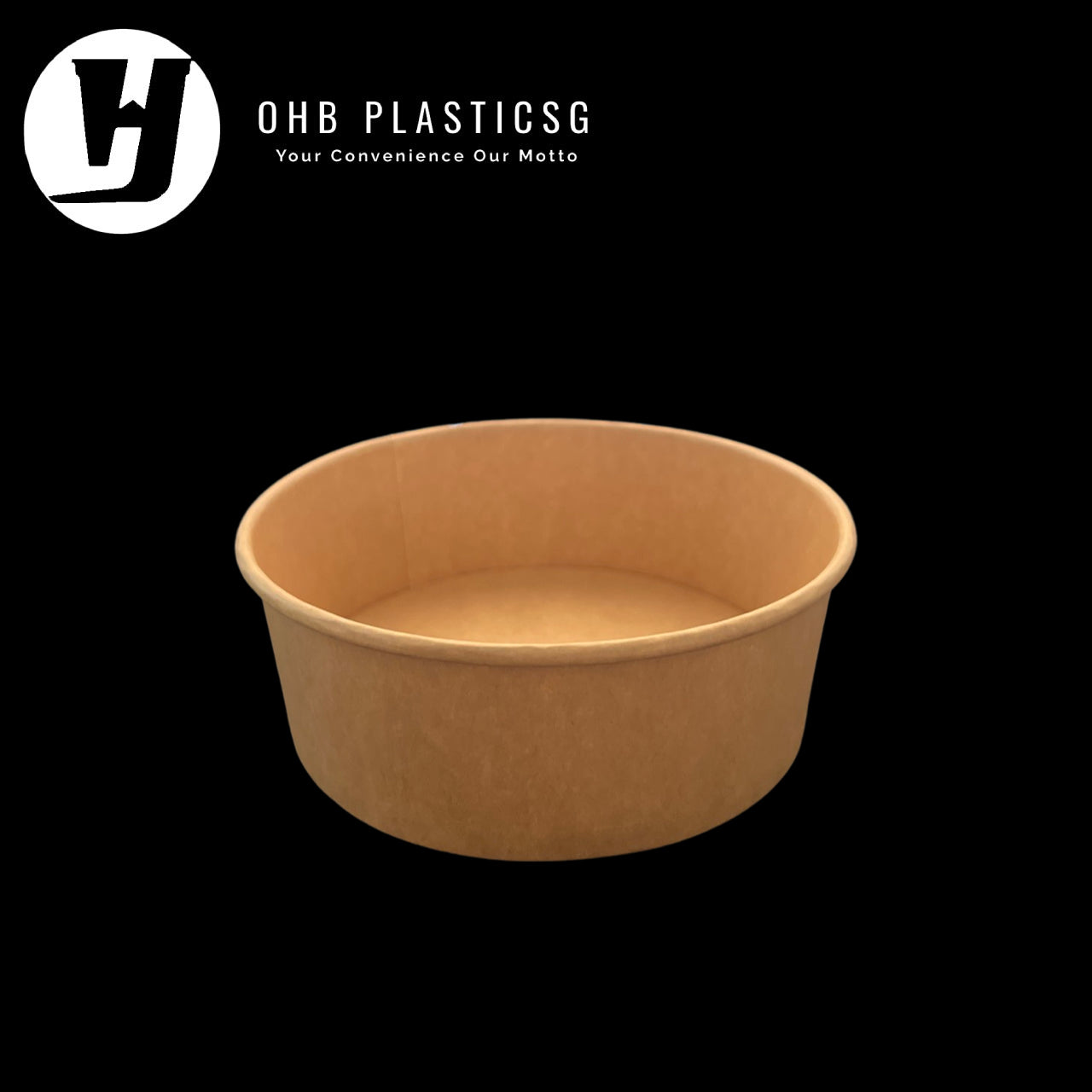 KRAFT BOWL 750ML BROWN (600PC/CTN)