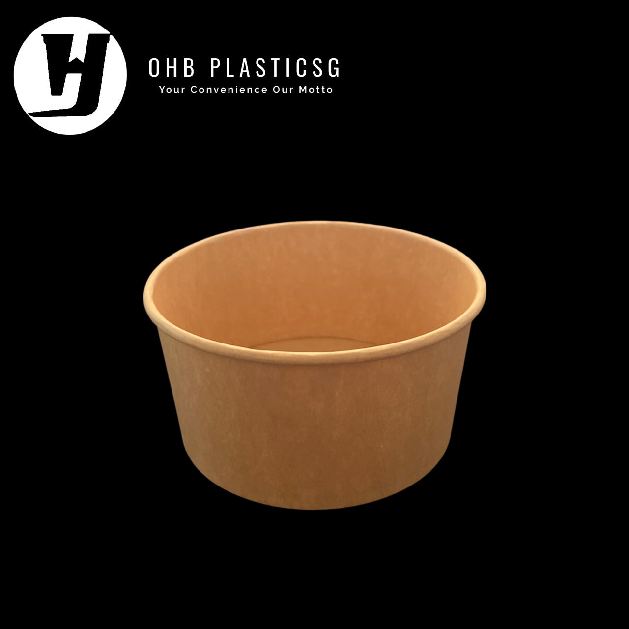 KRAFT BOWL 1300ML BROWN (600PC/CTN)