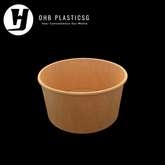 KRAFT BOWL 1300ML BROWN (600PC/CTN)