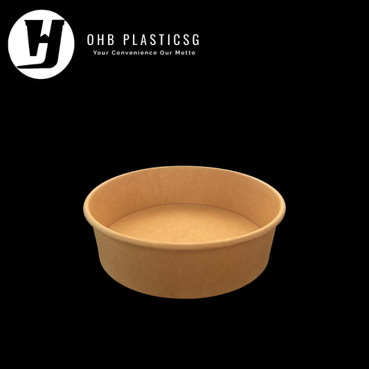 KRAFT BOWL 900ML BROWN (600PC/CTN)