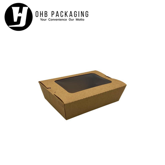 KRAFT LUNCH BOX WINDOW 700ML (200PC/CTN)