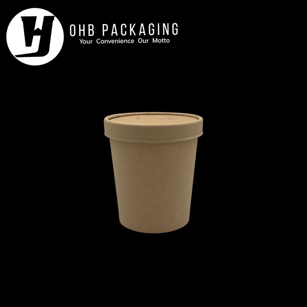 KRAFT TUB BASE ONLY 16OZ (500PC/CTN)