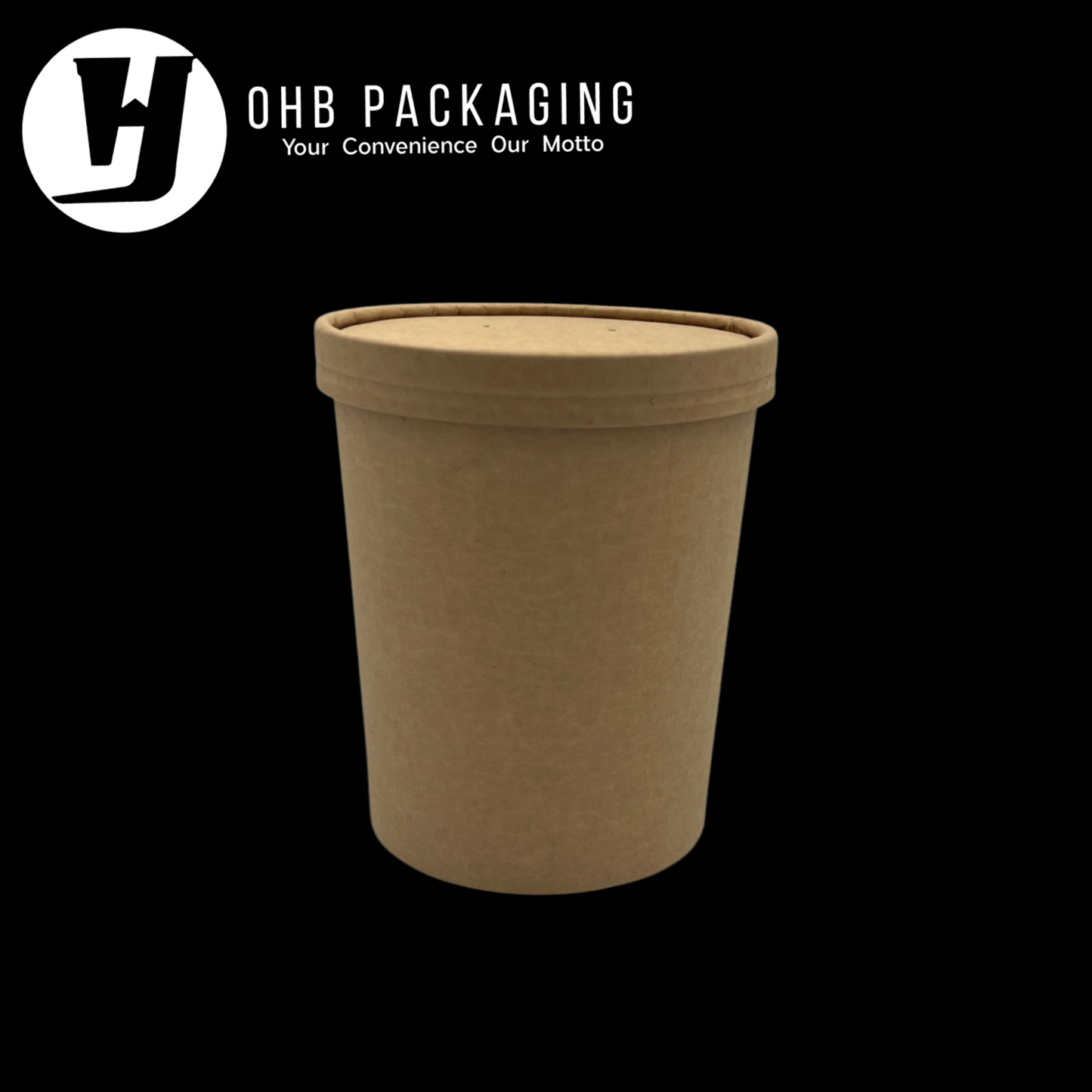 KRAFT TUB BASE ONLY 32OZ (500PC/CTN)