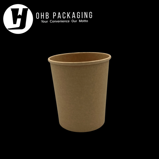 KRAFT TUB BASE ONLY 32OZ (500PC/CTN)