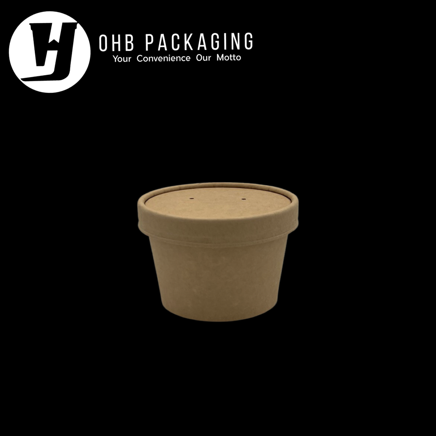 KRAFT TUB BASE ONLY 8OZ (500PC/CTN)