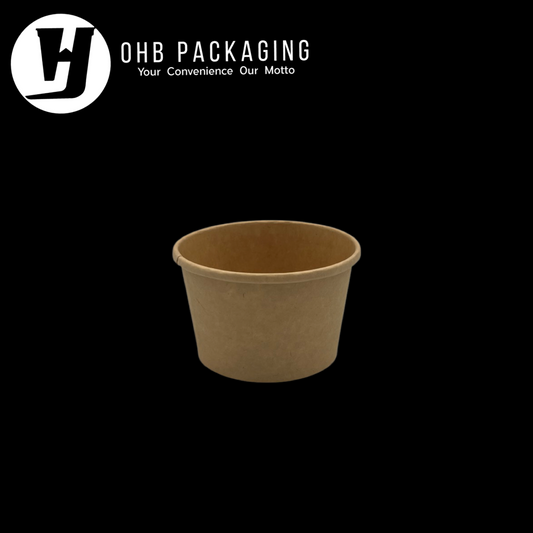 KRAFT TUB BASE ONLY 8OZ (500PC/CTN)