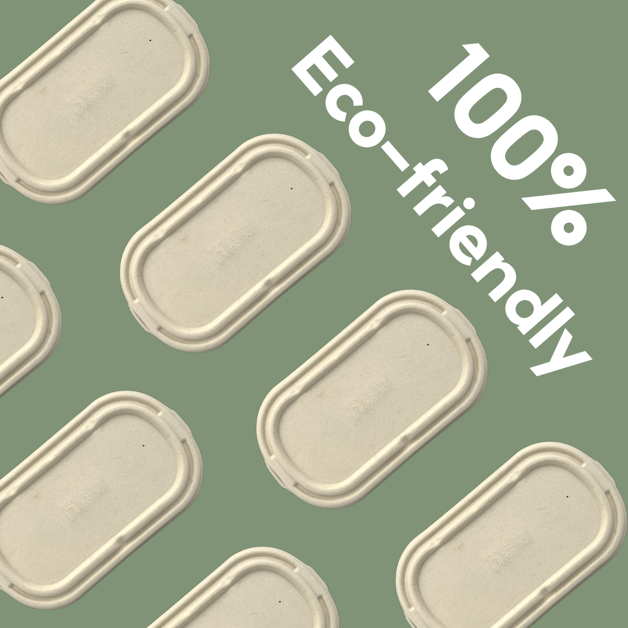 BIO 2 COMPARTMENT RECT 1000ML N-SERIES (500PC/CTN)