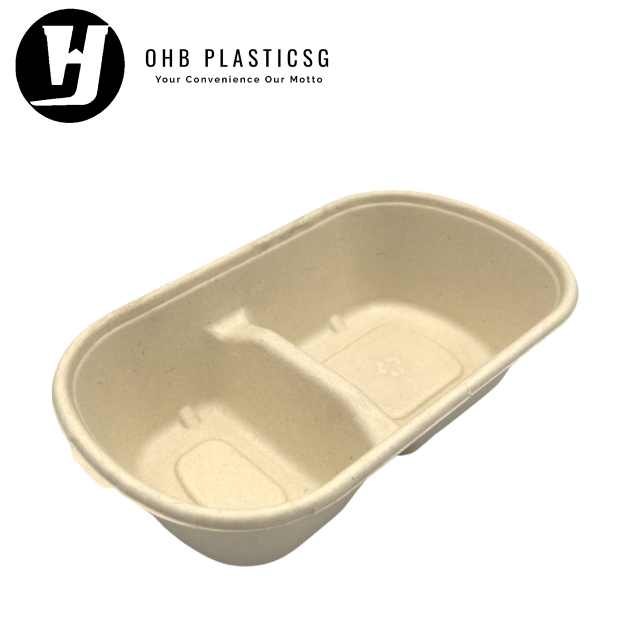 BIO 2 COMPARTMENT RECT 1000ML N-SERIES (500PC/CTN)