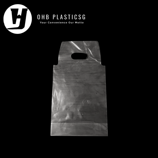 PE PLASTIC CARRIER-ONE CUP (100PC/ROLL)