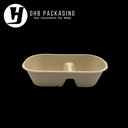 BIODEGRADABLE 2C LUNCHBOX RC10002 (500PC/CTN) (BASE ONLY)