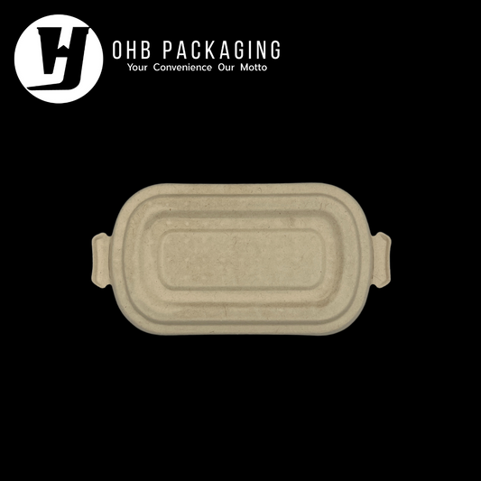 BIODEGRADABLE RECT LID RL750 (500PC/CTN) (LID ONLY)