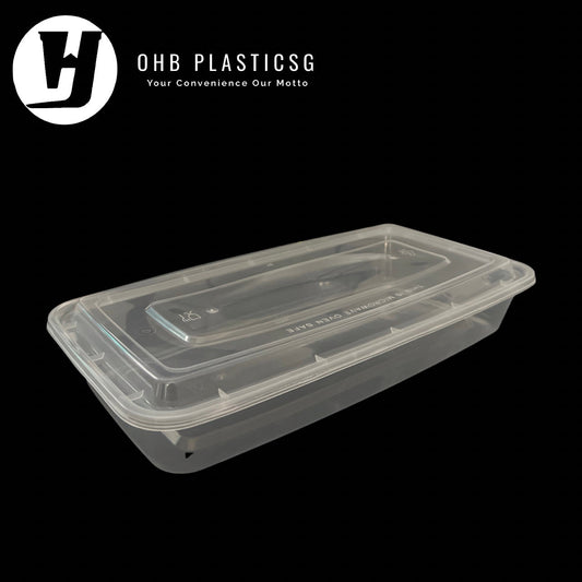 RECTANGLE FISH BOX 2000ML (50SET X 3)