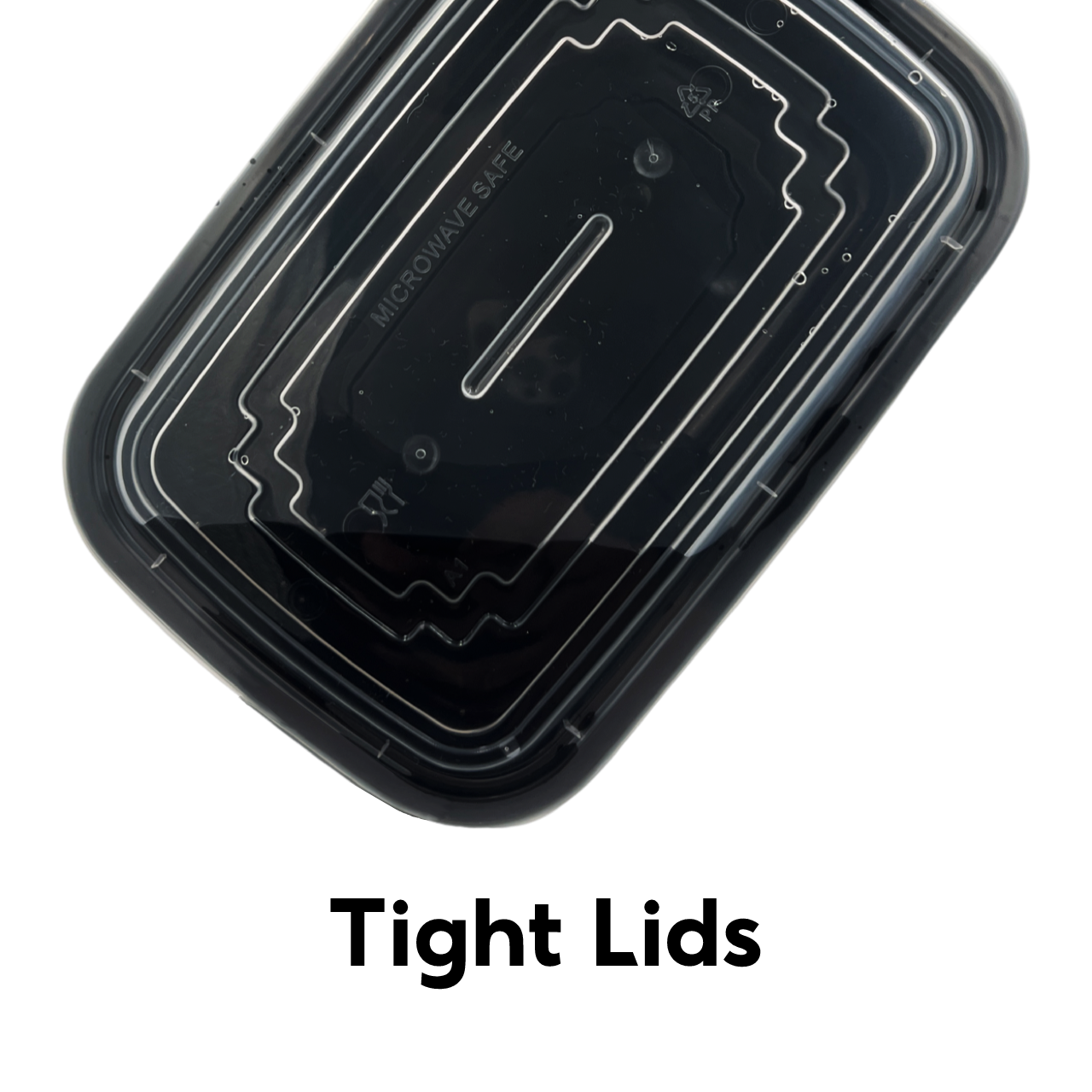 HW-HIGRADE RECT BOX AMERICAN BLK 28OZ (150SET/CTN)