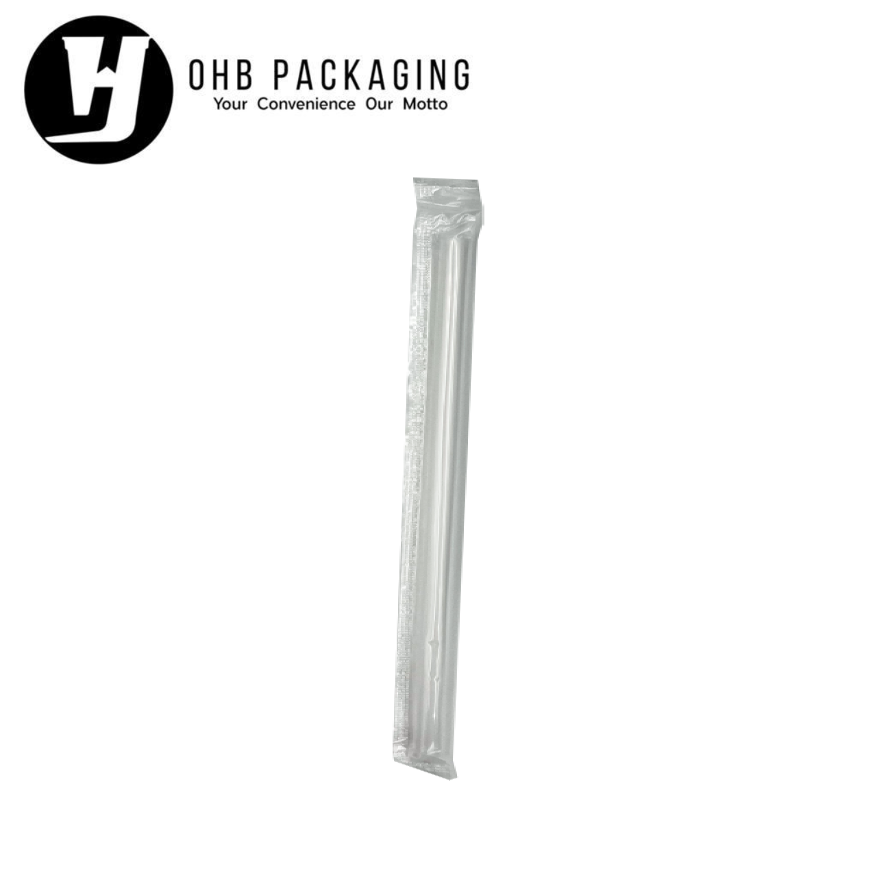 THICK STRAW PACKED 19 X 1.2CM TRANSPARENT (2000PC/CTN)