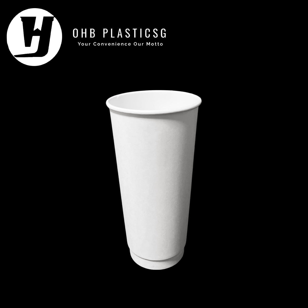 LC-PAPER CUP DB WALL WHITE 22OZ (25PC X 20)