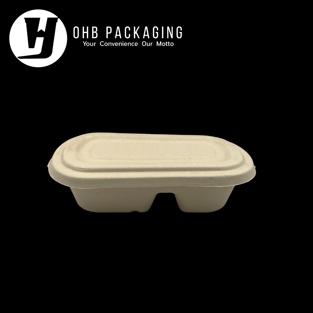 BIODEGRADABLE 2C LUNCHBOX RC10002 (500PC/CTN) (BASE ONLY)
