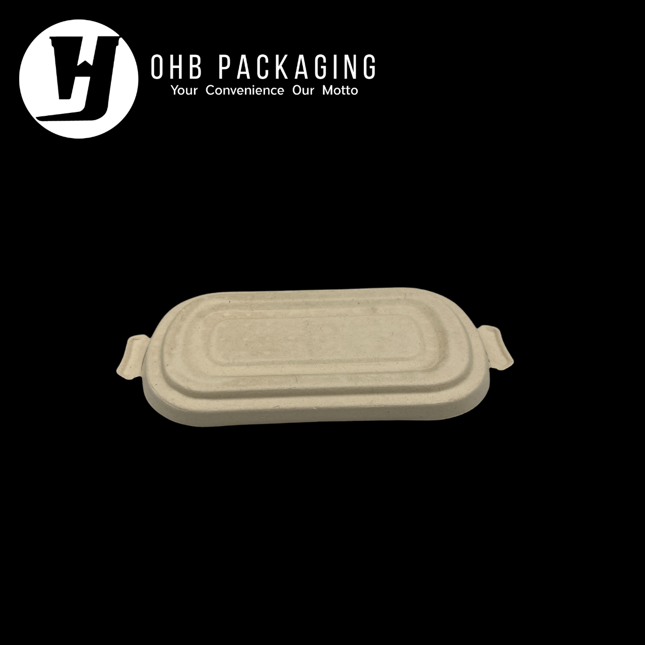 BIODEGRADABLE RECT LID RL750 (500PC/CTN) (LID ONLY)